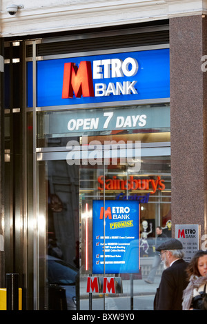 Direction générale de la Banque Métro à Holborn Banque D'Images