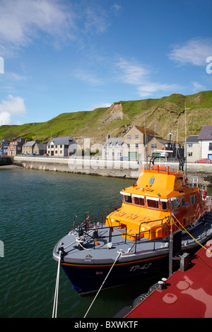 Lifeboat, Scrabster Harbour, baie de Thurso, Caithness, Highlands, Ecosse, Royaume-Uni Banque D'Images