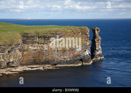 Le genou, Duncansby Head, John O'Groats, Caithness, Highlands, Ecosse, Royaume-Uni Banque D'Images