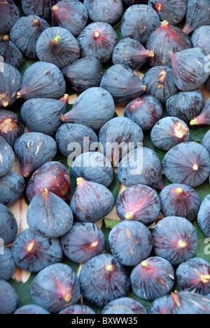 Figues en vente en Ombrie Italie Banque D'Images