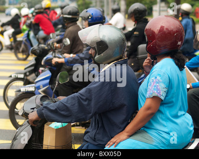 Kuala Lumpur motos Banque D'Images