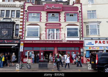 Harry Ramsden's Fish and Chip Shop, Scarborough, North Yorkshire, UK Banque D'Images