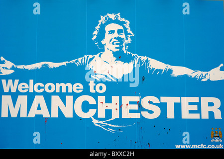 Bienvenue à Manchester Banque D'Images