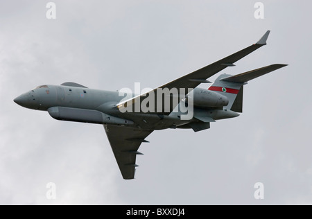 Farnborough International Airshow 2010 Bombardier BD-700 Sentinel R1 Banque D'Images