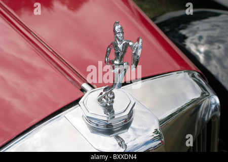 Bouchon de radiateur voiture mascotte Figure Banque D'Images