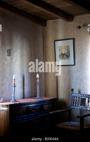 Château de Scott dans la vallée de la mort. Chambre d'intérieur. Banque D'Images