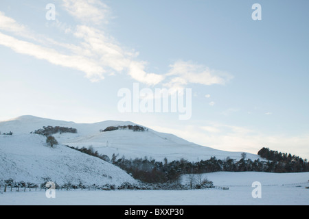 Les collines à Flotterstone Moorfoot nr Penicuik - Gamme - Ecosse - Pentland UK - 8 janvier 2010. Photo : Russell Sneddon | Le Banque D'Images