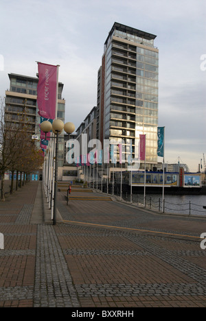 Développement du logement au Royal Victoria Docks East London UK Banque D'Images