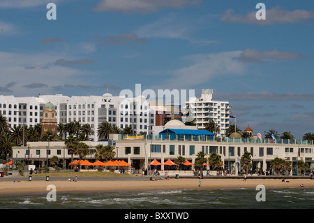 Bains de Mer de St Kilda complexe sur l'estran à St Kilda, Melbourne Banque D'Images