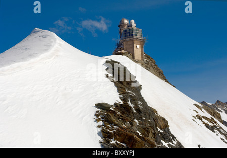 Jungfraujoch observatoire du Sphinx - Rhône-Alpes - Suisse Banque D'Images
