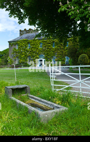 La célèbre Ballymaloe House Hotel et l'école de cuisine, San Rafael, dans le comté de Cork, Irlande Banque D'Images