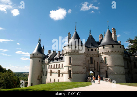 Chaumont-sur-Loire (41) : le château Banque D'Images