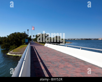 Veterans Memorial Island à Vero Beach à l'Indian River Lagoon en Floride Banque D'Images