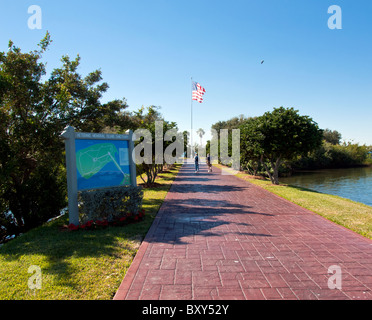 Veterans Memorial Island à Vero Beach à l'Indian River Lagoon en Floride Banque D'Images