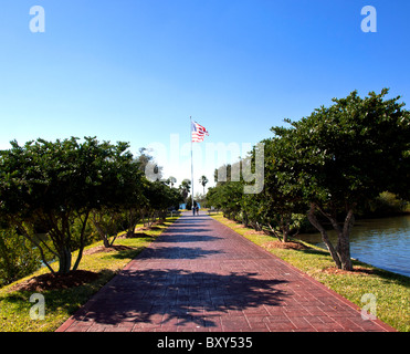 Veterans Memorial Island à Vero Beach à l'Indian River Lagoon en Floride Banque D'Images