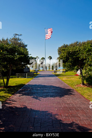 Veterans Memorial Island à Vero Beach à l'Indian River Lagoon en Floride Banque D'Images