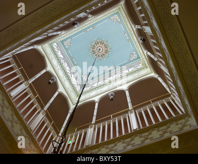 Donnington Grove. Jusqu'Escalier néogothique Banque D'Images