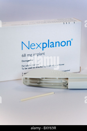 La femelle Nexplanon implant contraceptif de longue durée de contraception réversible de longue durée d'action Banque D'Images