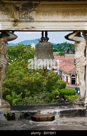 Cathédrale de Leon Nicaragua, vue d'en haut Banque D'Images