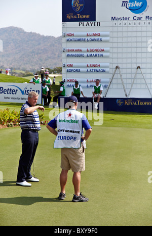 Colin Montgomerie au Trophée des Rois 2011 (Europe Asie v) Hua Hin Thaïlande S. E. Asie Banque D'Images