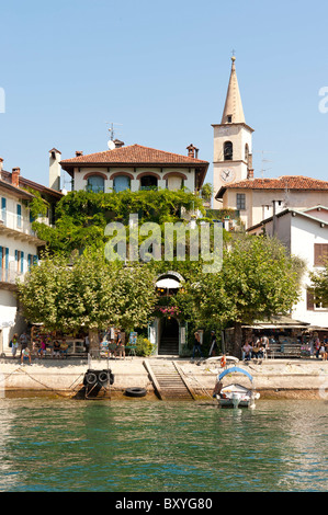 Isola dei Pescatori Lago Maggiore Italie Banque D'Images