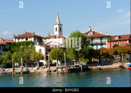 Isola dei Pescatori Lago Maggiore Italie Banque D'Images