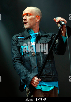 Chanteur REM Michael Stipe Banque D'Images