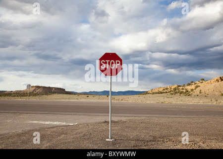 Stop in remote area Banque D'Images