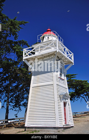 Phare historique de Blackett, Maori Hill, Caroline Bay, Timaru, Canterbury, île du Sud, Nouvelle-Zélande Banque D'Images