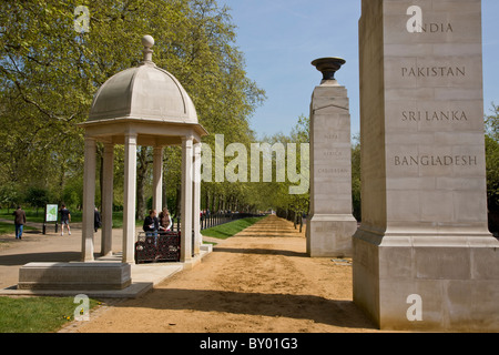 Constitution Hill par Green Park Banque D'Images