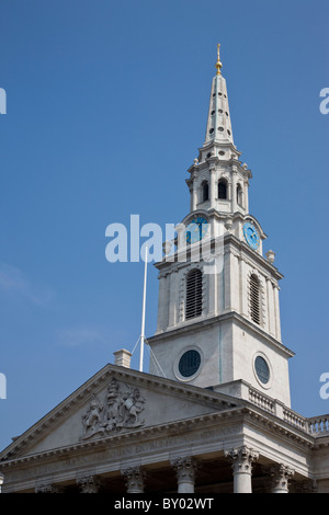 St Martin des Champs dans l'église à Trafalgar Square Banque D'Images