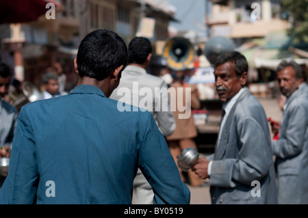 Procession Rue Pushkar Banque D'Images