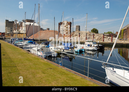 Démolition de nouvelles Marina Ipswich UK Banque D'Images