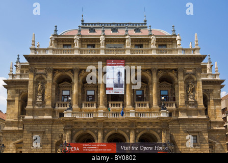 Opéra National de Hongrie Budapest, Hongrie, Europe, UE Banque D'Images