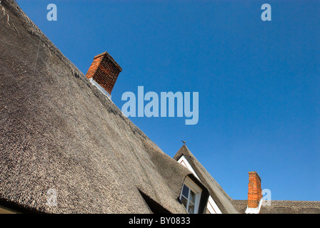 Maison au toit de chaume Clare Suffolk UK Banque D'Images