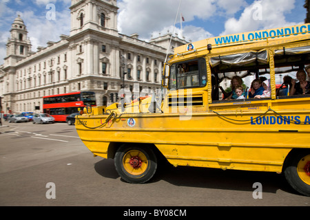 London Duck Tours véhicule Banque D'Images