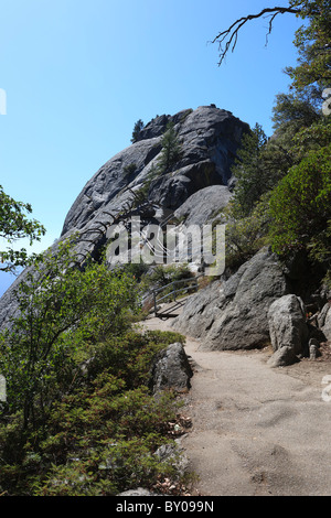 Moro Rock, Sequoia National Park en Californie, USA Banque D'Images