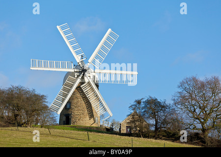 Heage Moulin un moulin en pierre navigué six village Heage derbyshire england uk gb eu Europe Banque D'Images