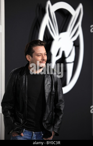 EDWARD FURLONG Le Frelon Vert PREMIERE HOLLYWOOD LOS ANGELES CALIFORNIA USA 10 janvier 2011 Banque D'Images