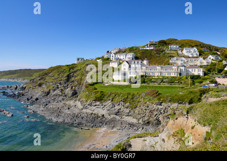 Mortehoe village près de Woolacombe, Devon, Angleterre. Banque D'Images