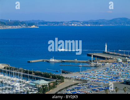 Port de plaisance d'Enoshima, Fujisawa, Kanagawa, Japon Banque D'Images