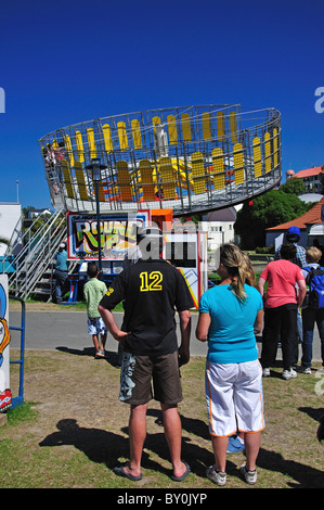 Manèges forains à Caroline Bay Festival, Caroline Bay, South Canterbury, Timaru, région de Canterbury, île du Sud, Nouvelle-Zélande Banque D'Images