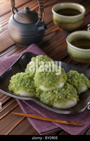 Zunda-mochi Banque D'Images