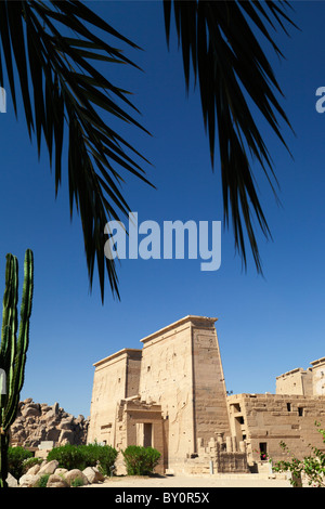 Le Temple de Philae, Egypte Banque D'Images