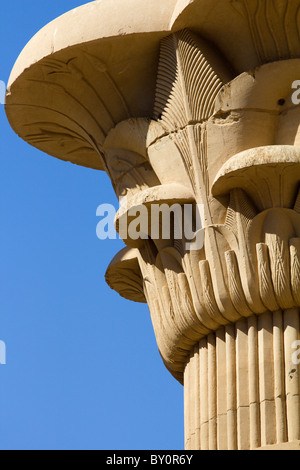 Le Temple de Philae, Egypte- colonne de Trajan's Kiosk Banque D'Images