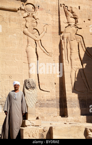 Le Temple de Philae, Egypte- posing Banque D'Images