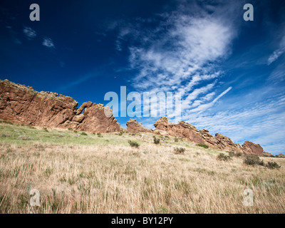 Rock formation à base de diables, Loveland Colorado Banque D'Images