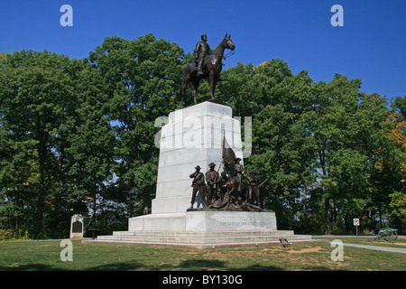 La Virginia Memorial, Gettysburg National Military Park, Virginia, United States. Banque D'Images