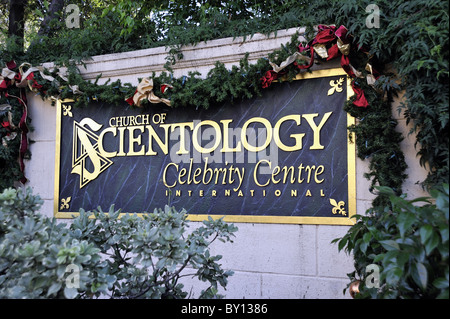 Centre de célébrités de la scientologie Banque D'Images