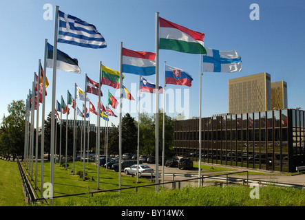 Siège de la Commission européenne, Luxembourg, Luxembourg Banque D'Images